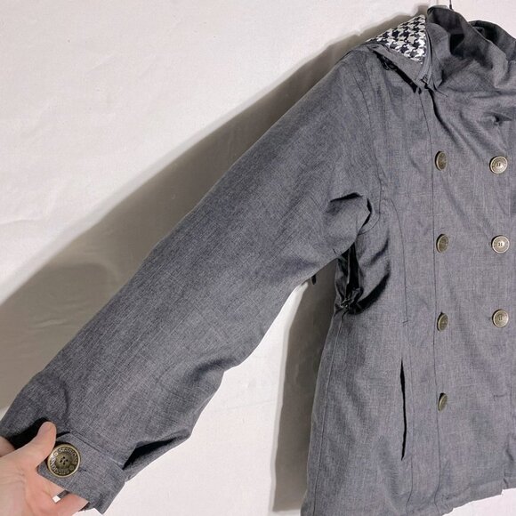 SESSIONS Grey Snowboard Ski Winter Jacket Coat With RECCO M - Picture 9 of 15